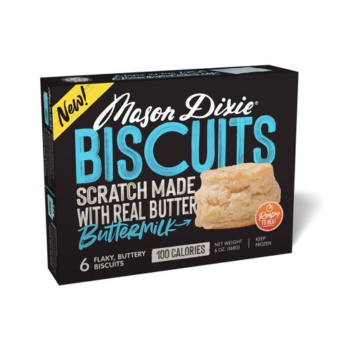 Mason Dixie Frozen Buttermilk Ready To Heat Biscuits - 6oz/6ct : Target