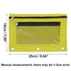 Unique Bargains Pencil Case for 3 Ring Binder Double Layer Smooth Zipper for Folders - 2 of 4