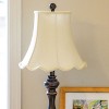 Vynxaria Scallop Bell Lampshades 6.5x12 Inches, Slant Egg - 2 of 4