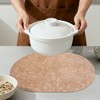 REGALWOVEN Placemats Set of 6 Leather Placemats for Kitchen Dining Table Decor Waterproof Heat Resistant Table Placemats - 4 of 4