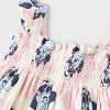 Baby Girls' 2pc Disney Minnie Mouse Woven Gauze Dress & Bloomer Set - Pink - 3 of 4
