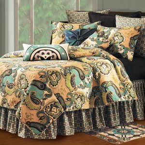 C&F Home 26" x 26" Kasbah Cotton Euro Sham - Machine Washable - 1 of 4