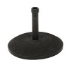 Okak All-Weather Round Umbrella Base with Adjustable Knob, Umbrella Stand and Concrete Inside, Cantilever Umbrella Base for Home - 3 of 4