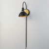 Maxim Lighting Dawn 1 - Light Wall Light in  Antique Brass/Black - 3 of 4