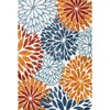 Crisantemo Floral Indoor/Outdoor Area Rug - JONATHAN Y - 2 of 4