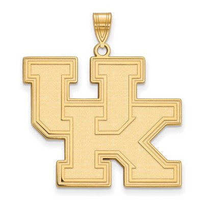 Black Bow Jewelry 10k Yellow Gold Kentucky Wildcats NCAA Extra Large Pendant