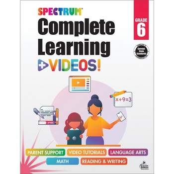 Spectrum Complete Learning + Videos Workbook, Grade 6