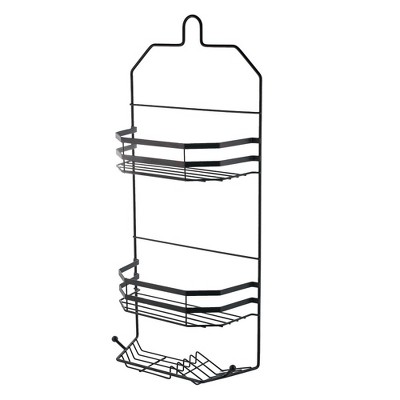 Cameo Hanging Shower Caddy, No Blocking to Shower Head, Rustproof, Shower Organizer with Hooks & Soap Holder