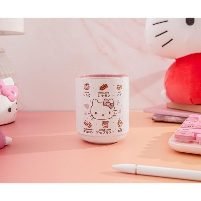 Hello Kitty Asian Ceramic Tea Cup with Dessert Icons