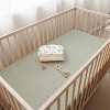 LISM 2 PCS Cotton Crib Sheets Baby Sheets for Standard Crib Mattress, 52"x 28" - 2 of 4