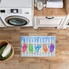 Stupell Industries Flip Flop Summer Clothesline Printed Plush Bathroom Floor Mat, design by Paul Brent - 4 of 4