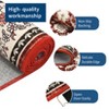 Area Rug Floral Washable Rug Vintage Non-Slip Carpet Indoor Floor Stain Resistant Carpets for Bedroom - 3 of 4