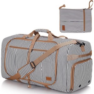 80L/100L/120L Foldable Waterproof Duffel Bag with Shoe Compartment, Large Capacity Travel Gym Bag for Men and Women - 1 of 4