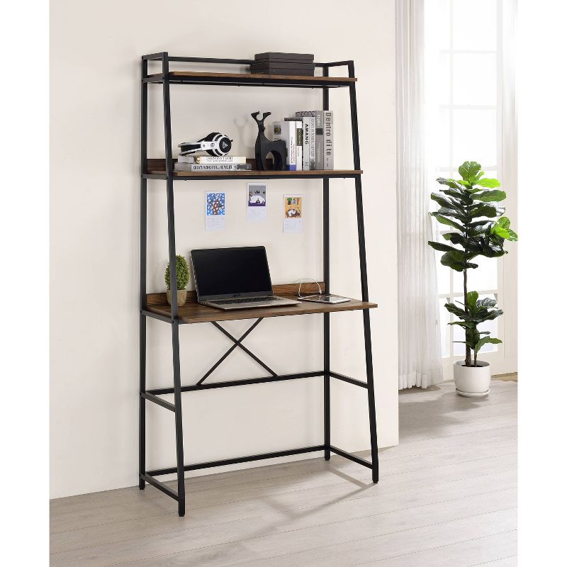 Maybole Writing Desk with Bookcase and USB Plug - HOMES: Inside + Out, 3 of 8