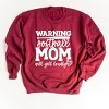Simply Sage Market Warning Softball Mom Sweatshirt - 3 of 4