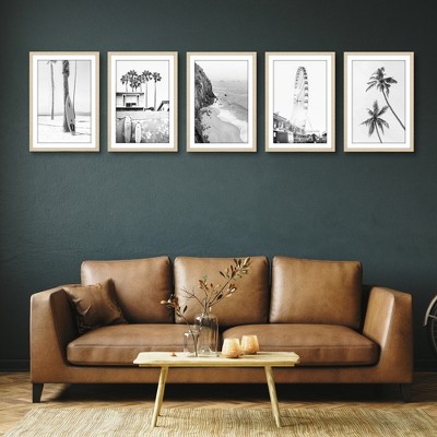 Natural Oak 13x19 Picture Frame Set with Plexiglass Cover