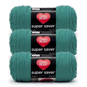 Red Heart Super Saver Yarn 3/Pack-Jade - 1 of 4