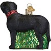 Old World Christmas Glass Blown Ornament, Standing Black Lab - 4 of 4