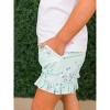 RuffleButts Toddler Girls Knit Ruffle Trim Shorts - 3 of 4