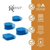Silipint: Silicone Go Go Bowls: Set Of 4: Deep Pool - Sizes: 10, 20, 30 oz - 2 of 4