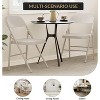 Folding Chairs, Portable Commercial Seat with Metal Frame, Heavy Duty Foldable Chairs for Office, Party - 4 of 4