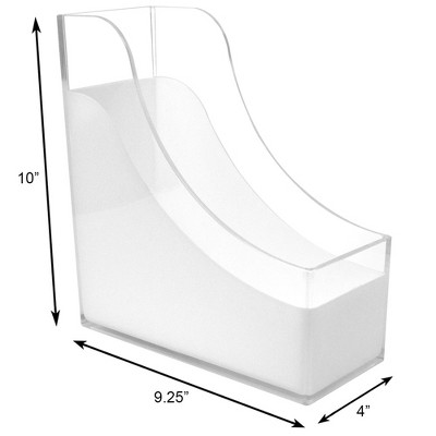 Sorbus Clear Acrylic Desk Organizer and Magazine Holder