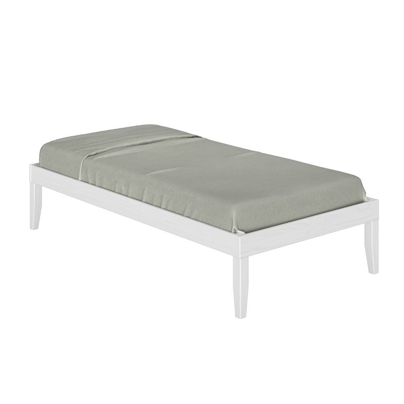 Pensy Solid Wood Mid-Century Modern Size Platform Bed Frame - Powell, 4 of 8