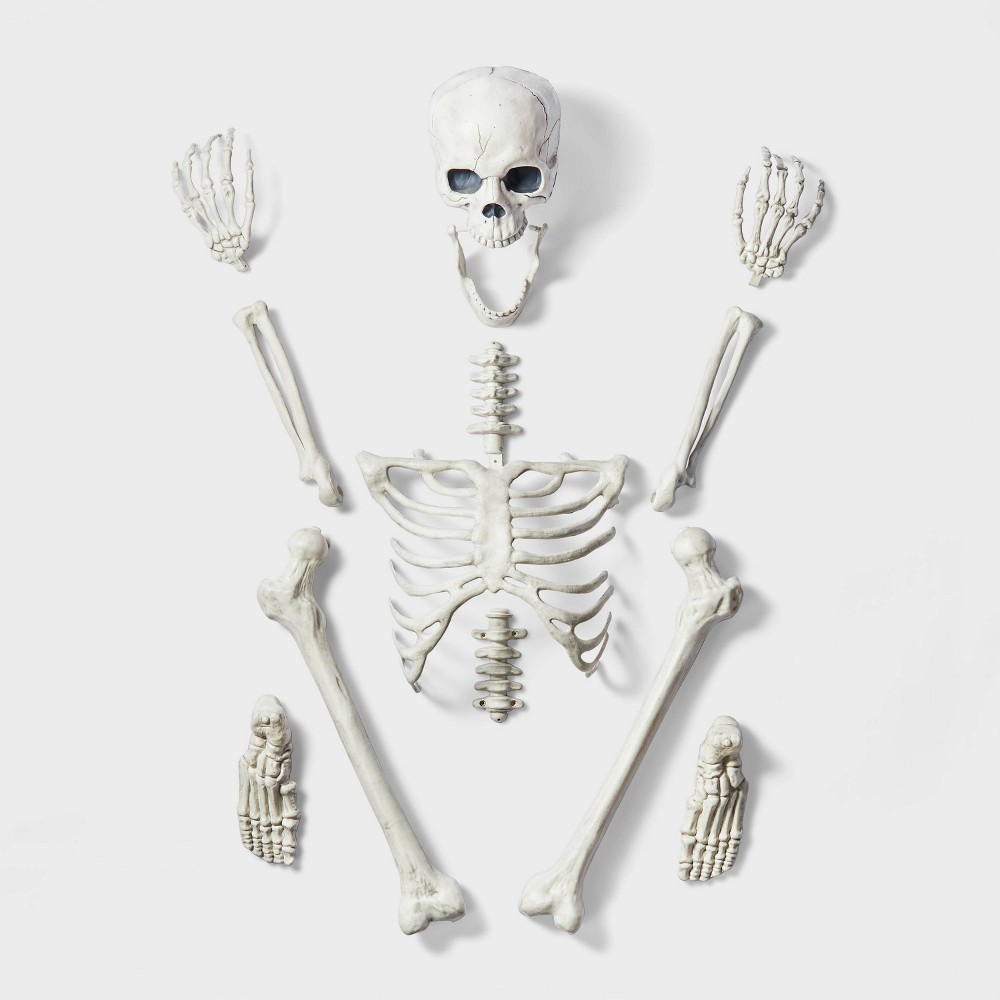 Hyde and EEK! Boutique Halloween Skeleton Bag of Bones Decorative Prop - 13pcs