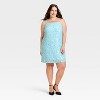 Women's Sequin Mini Shift Dress - A New Day™ Light Blue - 3 of 3