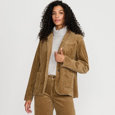 Lands' End Women's Wide Wale Corduroy Blazer