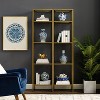 73" 2pc Aimee Narrow Etagere Set Gold - Crosley: Tempered Glass Shelves, Steel Frame, 4-Tier Storage - 4 of 4