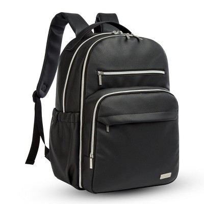 KeaBabies Waterproof Diaper Bag Backpack, "Ebony Black"