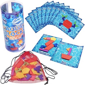 SCS Direct Water Resistant Portable Children/Adults Pool Toys & Floats, Multicolor - Fun Summer Pool Floats for Kids - 1 of 4