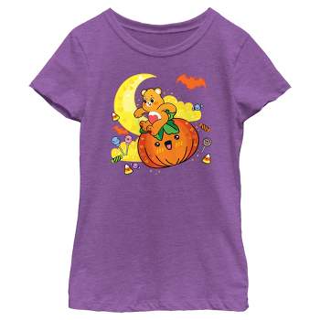 Girl's Care Bears Tenderheart Cute Halloween T-Shirt