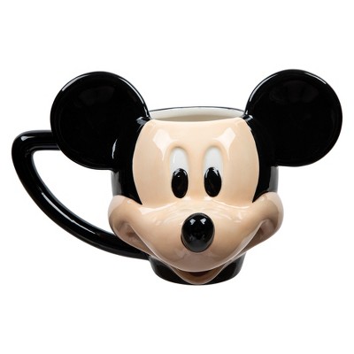 Disney Mickey Mouse Line Art & Hidden Mickey All Over Print 16 Oz Ceramic  Mug : Target