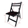 SKRAN Furniture Set Slatted Wood Folding Special Event Chair, Foldable Style Patio Dining Chairs for Kitchen, Balcony and patio - 3 of 4