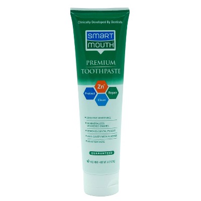 SmartMouth Premium Zinc Mint Toothpaste - 6oz