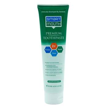 SmartMouth Premium Zinc Toothpaste - Mint - 6oz