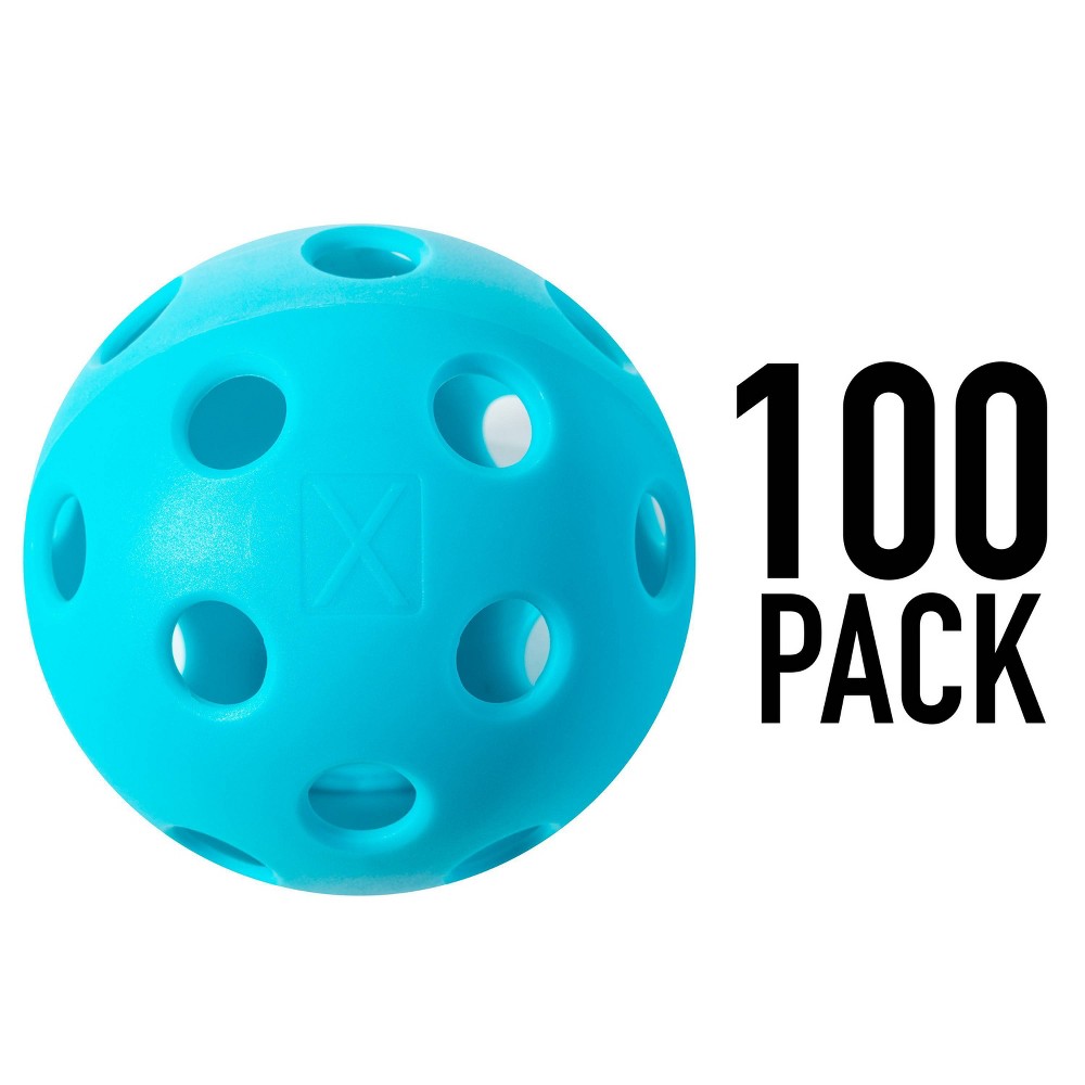 Franklin Sports X-26 Indoor Pickleballs Blue - 100pc