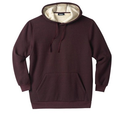 KingSize High Pile Fleece-Lined Thermal Waffle Pullover Hoodie
