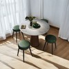 Simple Chair Vanity Chair Dining Bench Barrel Chairs Vanity Stool Chair Roman Chair Upholstered Dining Bench Circle Chair - 2 of 4