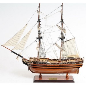 El Cazador Tall Ship Model Captain Line – Handcrafted Wooden Display By Old Modern Handicrafts - 1 of 4
