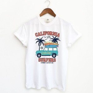 Simply Sage Market Women's California Surfers Short Sleeve Garment Dyed Tee - 1 of 2