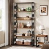 Hommoo Industrial 6-Tier Tall Bookshelf with Metal Frame - 2 of 4