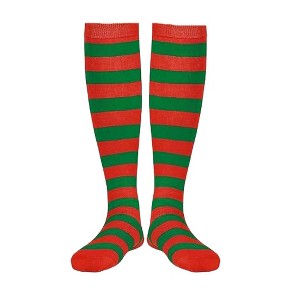 Striped Pattern Knee High Socks (Tube Socks) from the Sock Panda (Women's Sizes, Adult Medium) - 1 of 3