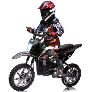 36V Electric Dirt Bike for Kids, Ride on Motorcycle 350W Brushless Motor Fast Speed 15.5MPH - 1 of 4