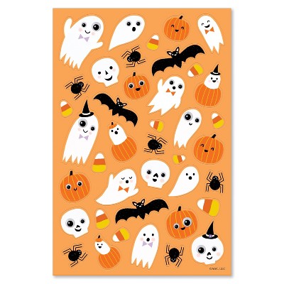 40ct Halloween Dimensional Stickers for Kids' Googly Ghosts