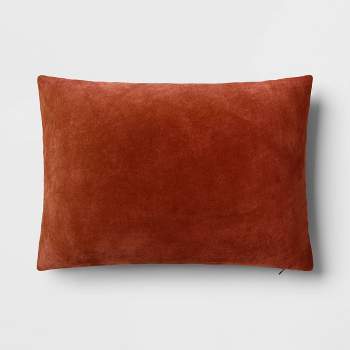 Ostrich Trim Pillow - Moss / Velvet