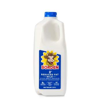 Borden 2% Reduced Fat Milk - 0.5gal
