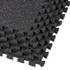 Xspec 1/2" Thick 48 Sq Ft Rubber Top EVA Foam Home Gym Mats 12 pcs, Purple Black - 4 of 4